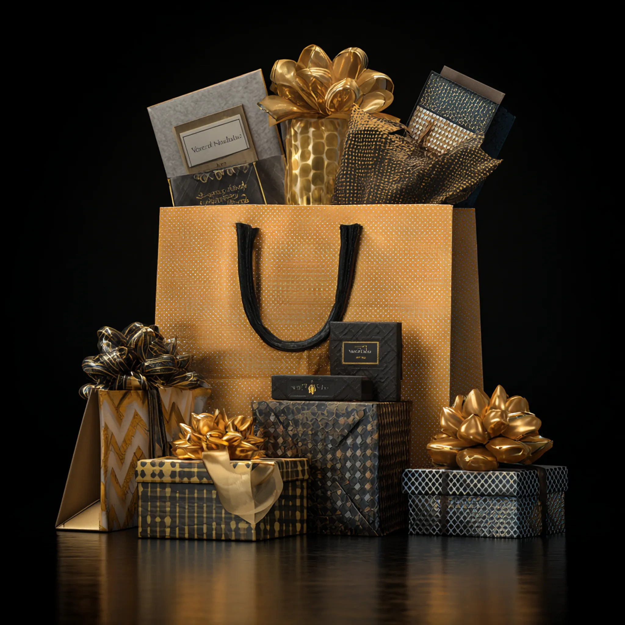 Luxury gift unboxing experience